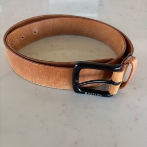 Rustler Tan Leather Belt Size 40